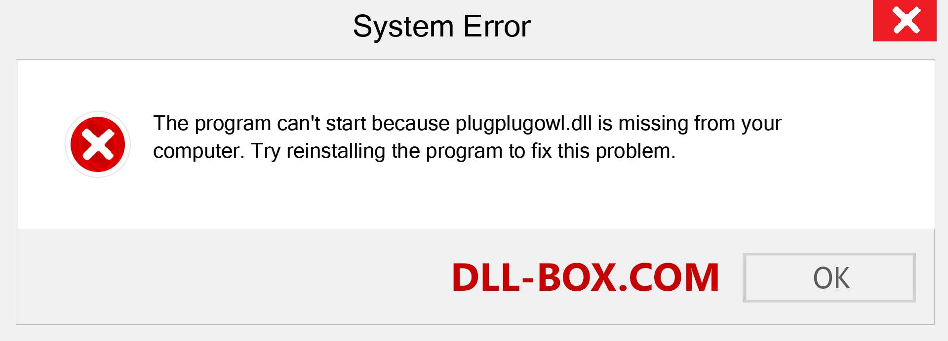 plugplugowl.dll file is missing?. Download for Windows 7, 8, 10 - Fix  plugplugowl dll Missing Error on Windows, photos, images