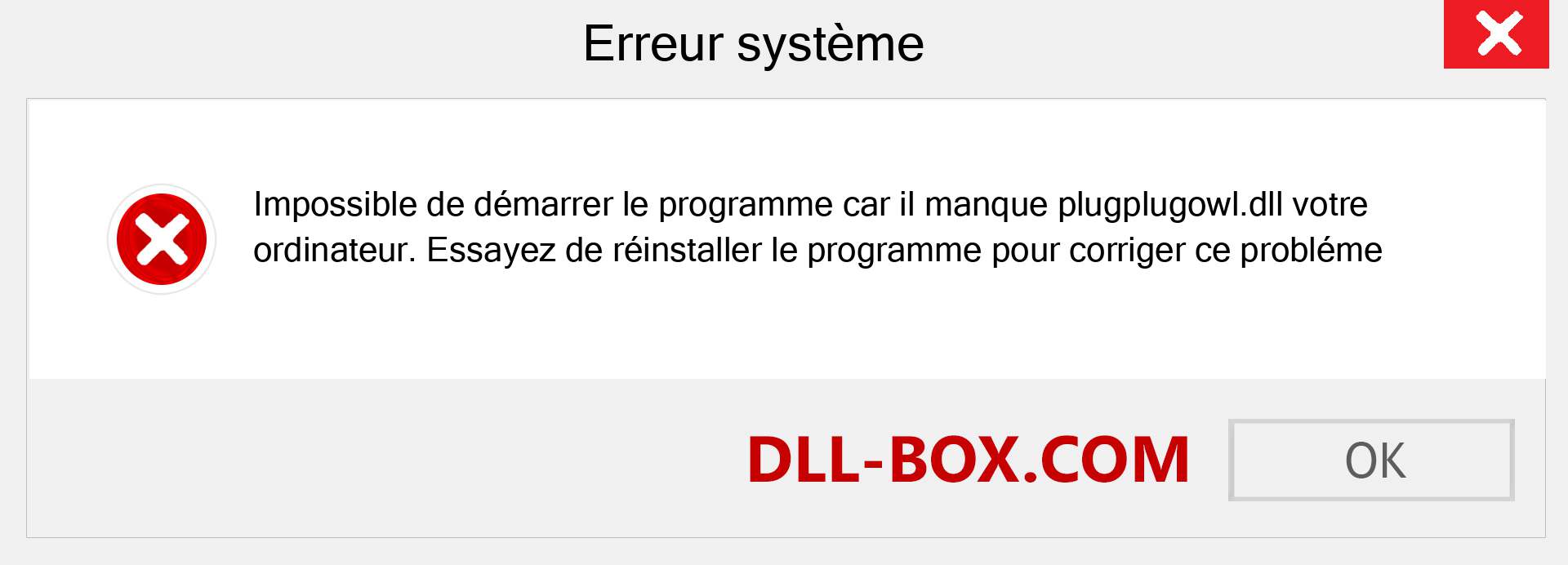 Le fichier plugplugowl.dll est manquant ?. Télécharger pour Windows 7, 8, 10 - Correction de l'erreur manquante plugplugowl dll sur Windows, photos, images